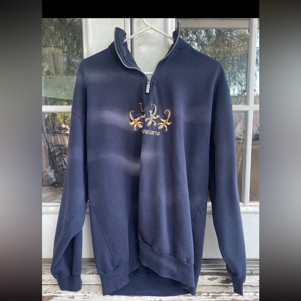 Vintage “Puerto Vallarta” Half Zip